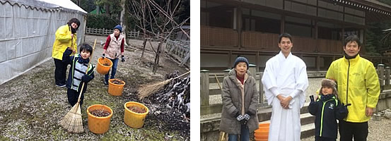 2018年度福祉の日 関西地区ボランティア清掃活動・奈良県橿原神宮