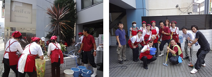 愛知県名古屋市2013年度ハウスクリーニングの日ボランティア風景