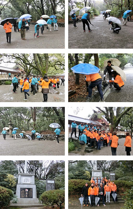ハウスクリーニングボランティア活動25周年記念・熱田神宮清掃