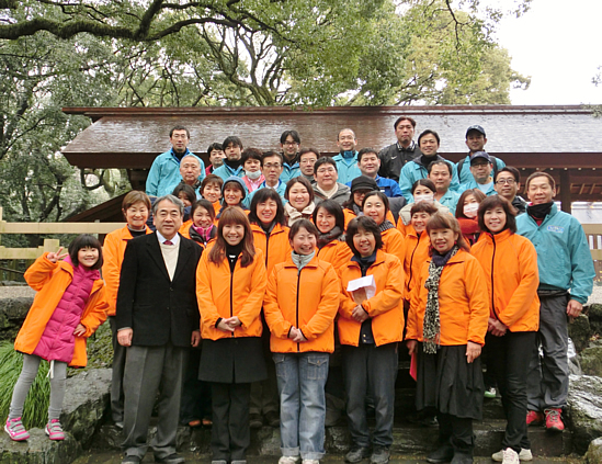 ハウスクリーニングボランティア活動25周年記念・熱田神宮清掃