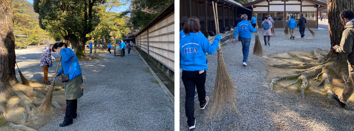 2023年　福祉の日 橿原神宮　清掃ボランティア